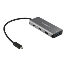 StarTech.com 4 Port USB C Hub w/ 2x USB A & 2x USB C, SuperSpeed 10Gbps USB Type-C 3.1/3.2 Gen 2 Hub, USB Bus Powered, Portable