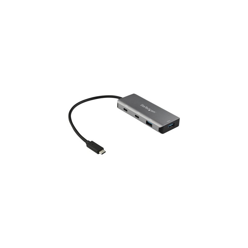 StarTech.com 4 Port USB C Hub w/ 2x USB A & 2x USB C, SuperSpeed 10Gbps USB Type-C 3.1/3.2 Gen 2 Hub, USB Bus Powered, Portable