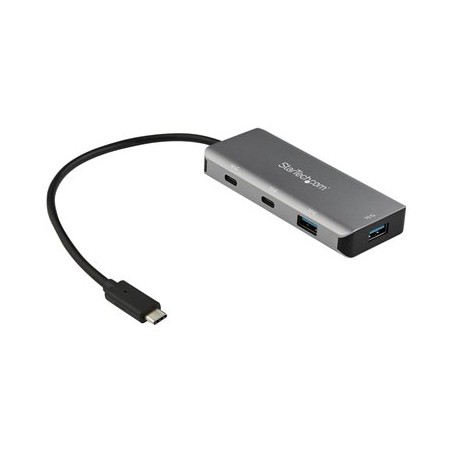 StarTech.com 4 Port USB C Hub w/ 2x USB A & 2x USB C, SuperSpeed 10Gbps USB Type-C 3.1/3.2 Gen 2 Hub, USB Bus Powered, Portable