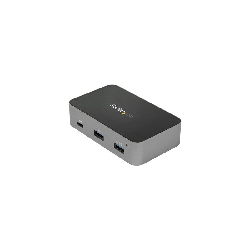 StarTech.com 3 Port USB C 3.1 Gen 2 Hub with Ethernet Adapter, 10Gbps USB Type C to 2x USB-A & 1x USB-C Ports, USB Hub w/ BC