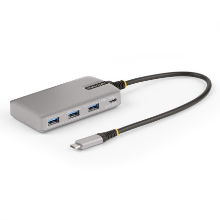 StarTech.com 4-Port USB-C Hub with USB-C DP Alt Mode Video Output 4K 60Hz, 3x USB-A, 1x USB-C, 100W Power Delivery