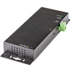 StarTech.com 4 Port USB C Hub 10Gbps, Metal Industrial USB-C Hub, 2x USB-C & 2x USB-A, ESD Surge Protection, USB-C or USB-A