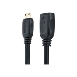 StarTech.com 5in Mini HDMI to HDMI Adapter, 4K High Speed HDMI Adapter, 4K 30Hz Ultra HD High Speed HDMI Adapter, HDMI 1.4