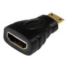 StarTech.com Mini HDMI to HDMI Adapter, 4K High Speed HDMI Adapter, 4K 30Hz Ultra HD High Speed HDMI Adapter, HDMI 1.4, Gold