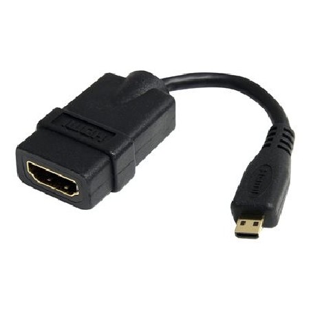 StarTech.com 5in High Speed HDMI Adapter Cable - HDMI to HDMI Micro - F/M - 5 inch Micro HDMI Adapter - HDMI Female to Micro