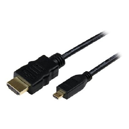 StarTech.com 0.5m High Speed HDMI Cable with Ethernet HDMI to HDMI Micro - Kabel HDMI s ethernetem - HDMI s piny (male) do 19