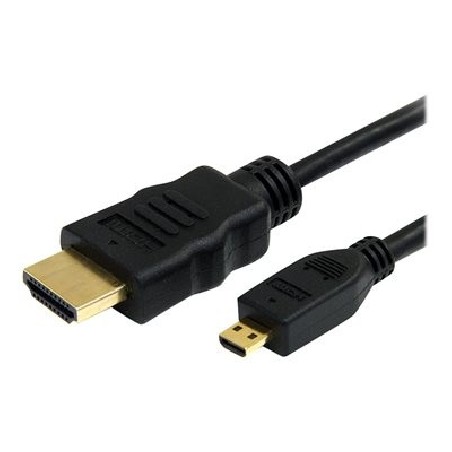 StarTech.com 1m High Speed HDMI Cable with Ethernet HDMI to HDMI Micro - Kabel HDMI s ethernetem - HDMI s piny (male) do 19 pin