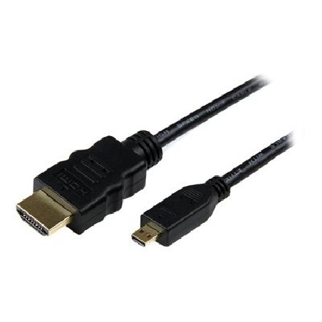 StarTech.com 2m High Speed HDMI Cable with Ethernet HDMI to HDMI Micro - Kabel HDMI s ethernetem - HDMI s piny (male) do 19 pin