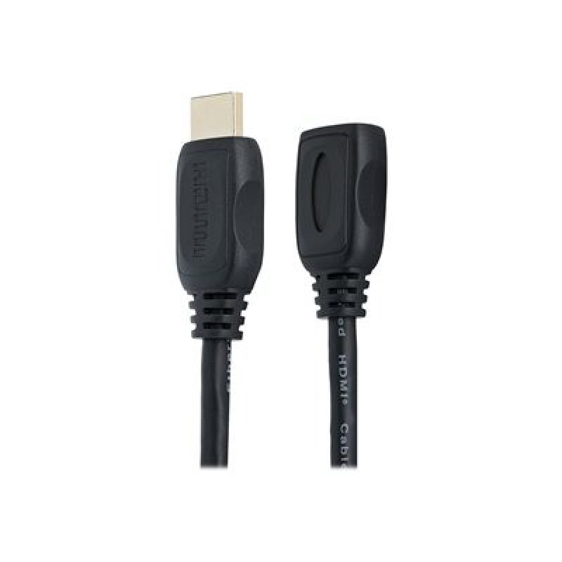 StarTech.com 2m (6ft) HDMI Extension Cable, Ultra HD HDMI Male to Female Cable, 4K HDMI Cable Extender, 4K 30Hz UHD HDMI Cable