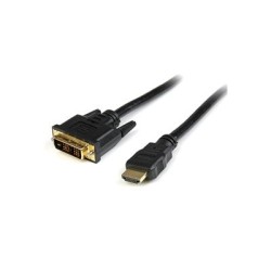 StarTech.com 6ft (1.8m) HDMI to DVI Cable, DVI-D to HDMI Display Cable (1920x1200p), Black, 19 Pin HDMI Male to DVI-D Male