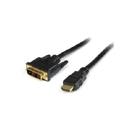 StarTech.com 6ft (1.8m) HDMI to DVI Cable, DVI-D to HDMI Display Cable (1920x1200p), Black, 19 Pin HDMI Male to DVI-D Male