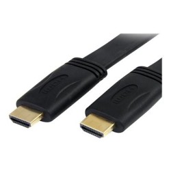 StarTech.com 6 ft Flat High Speed HDMI Cable with Ethernet - Ultra HD 4k x 2k HDMI Cable - HDMI to HDMI M/M - Flat HDMI Cable