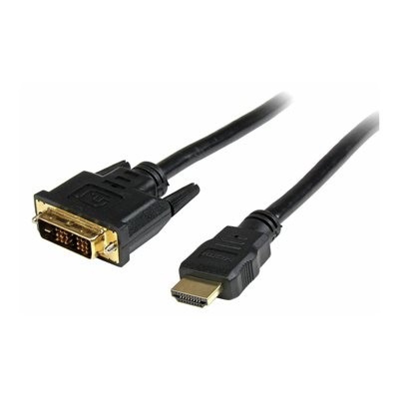 StarTech.com 0.5m HDMI to DVID Cable M/M - Kabel adaptéru - DVI-D s piny (male) do HDMI s piny (male) - 50 cm - dvojnásobně