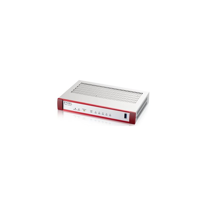 Zyxel USG FLEX 50 HP, 5 Gigabit user-definable ports, 1*1G PoE+, 1*USB with 1 YR Gold Security Pack