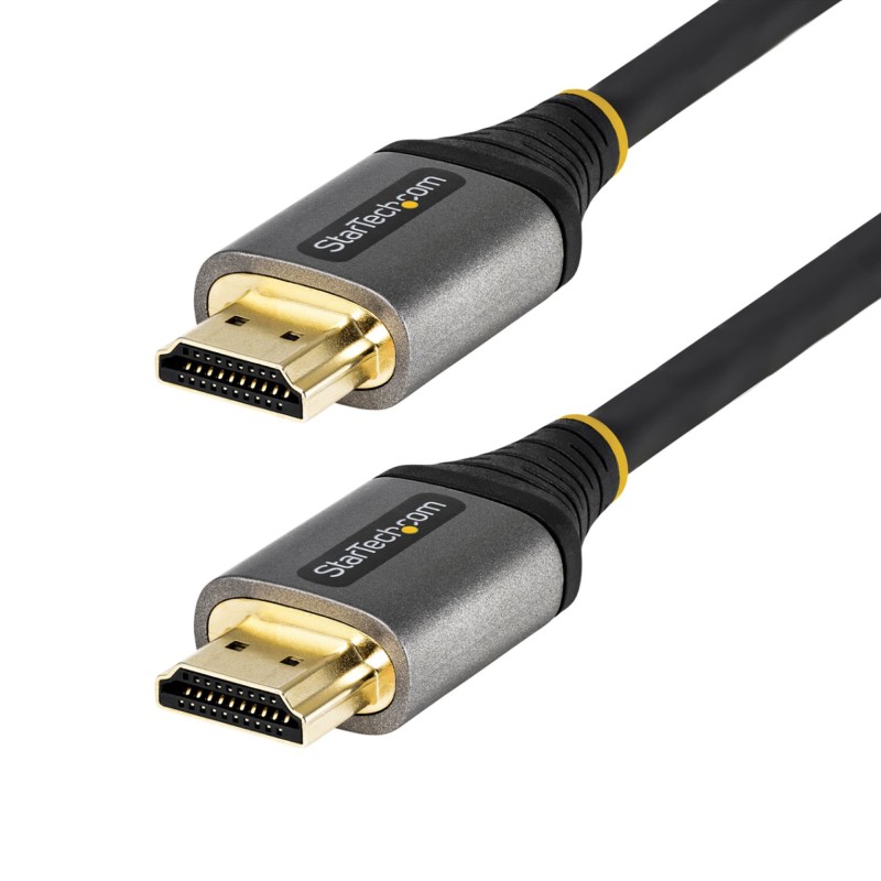 StarTech.com 3ft (1m) Premium Certified HDMI 2.0 Cable with Ethernet, High Speed Ultra HD 4K 60Hz HDMI Cable HDR10, ARC, HDMI