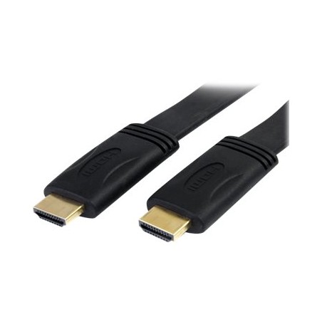 StarTech.com 5m Flat High Speed HDMI Cable with Ethernet Ultra HD 4kx2k - Kabel HDMI s ethernetem - HDMI s piny (male) do HDMI