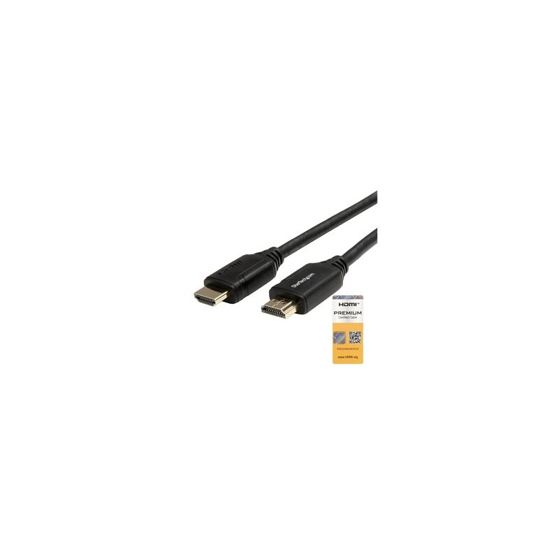 StarTech.com StarTech.com Premium Certified High Speed HDMI 2.0 Cable with Ethernet - 1.5ft 0.5m - HDR 4K 60Hz - 20 inch Short