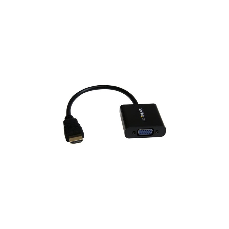 StarTech.com 1080p 60Hz HDMI to VGA High Speed Display Adapter - Active HDMI to VGA (Male to Female) Video Converter for