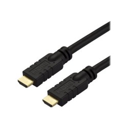 StarTech.com 10m(30ft) HDMI 2.0 Cable, 4K 60Hz Active HDMI Cable, CL2 Rated for In Wall Installation, Long Durable High Speed
