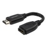 StarTech.com 6in High Speed HDMI Port Saver Cable with 4K 60Hz - Short HDMI 2.0 Male to Female Adapter Cable - Port Extender