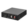 StarTech.com HDMI Audio Extractor - 4K 60Hz - HDMI Audio De-embedder - HDR - Toslink Optical Audio - Dual RCA Audio - HDMI