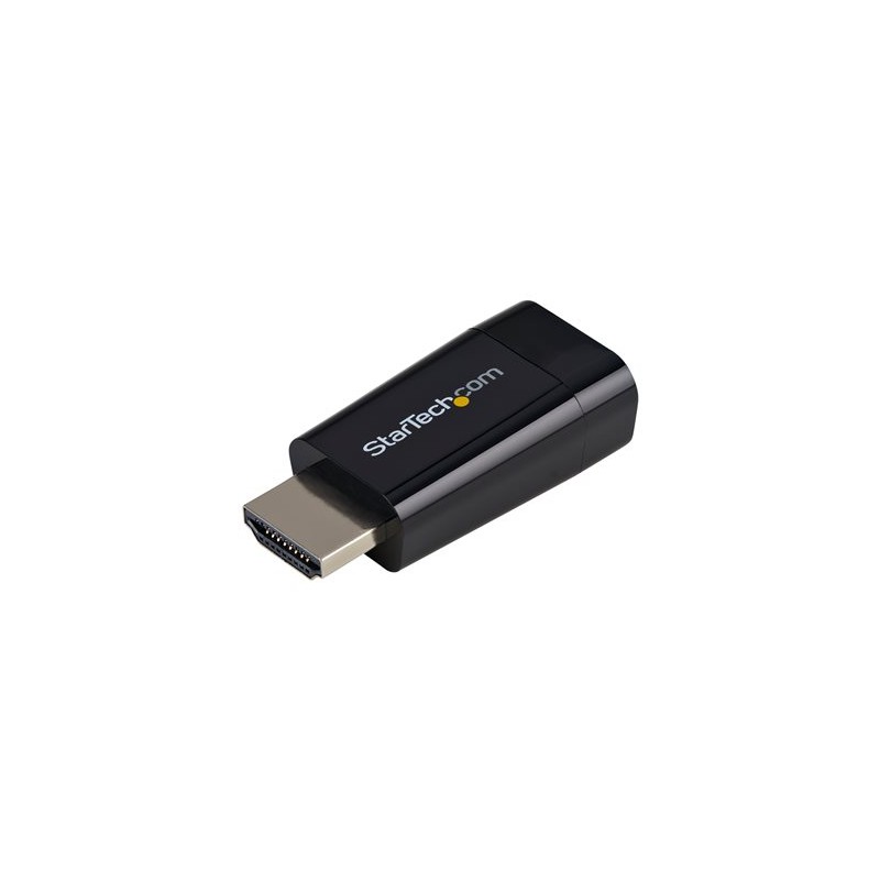 StarTech.com Compact HDMI to VGA Adapter Converter - Ideal for Chromebooks Ultrabooks & Laptops - 1920x1200/1080p - Video