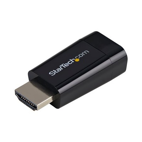 StarTech.com Compact HDMI to VGA Adapter Converter - Ideal for Chromebooks Ultrabooks & Laptops - 1920x1200/1080p - Video