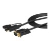 StarTech.com HDMI to VGA Cable - 6ft 2m - 1080p - Active Conversion - HDMI to VGA Adapter Cable for Your VGA Monitor / Display