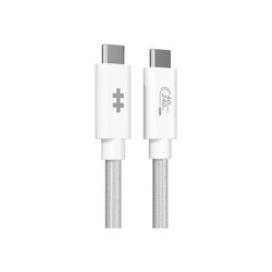 Hyper HyperDrive Next - USB kabel - USB-C (M) do USB-C (M) - USB4 - 1.2 m - bílá