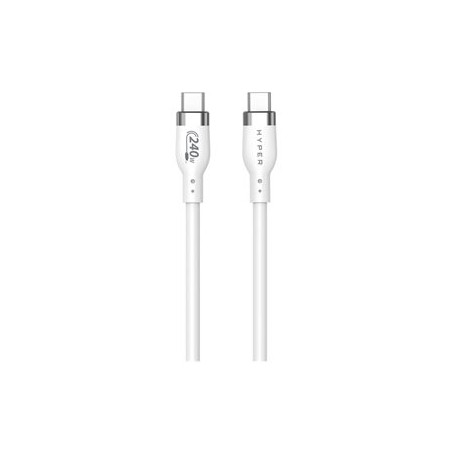 HyperJuice - USB kabel - USB-C (M) do USB-C (M) - USB 2.0 - 2 m - technologie Extended Power Range (EPR), napájení USB (240 W)