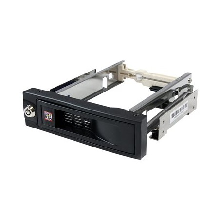 StarTech.com 5.25in Trayless Hot Swap Mobile Rack for 3.5in Hard Drive - Internal SATA Backplane Enclosure - Lockable drive bay
