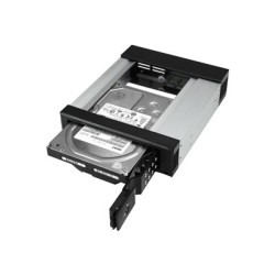 StarTech.com 5.25" to 3.5" Trayless Hard Drive Hot Swap Bay - Removable Hard Drive Bay for 3.5" SATA/SAS Drives - Aluminum