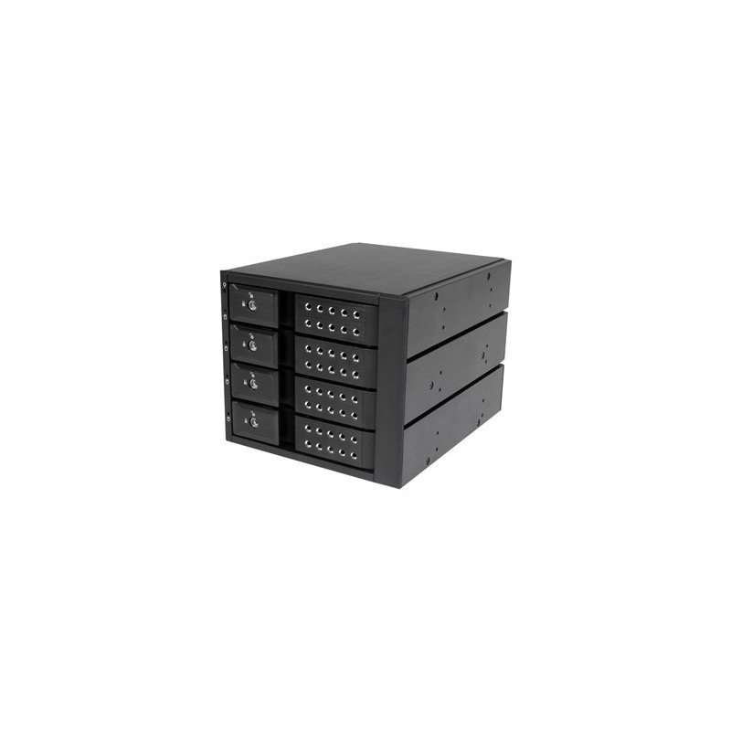 StarTech.com 4-Bay Mobile Rack Backplane - Trayless Hot Swap Mobile Rack Backplane for 3.5in SAS II/SATA III - 6 Gbps HDD