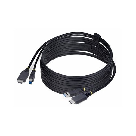 StarTech.com 10ft (3m) HDMI and USB 5Gbps KVM Cable - Kabel klávesnice / videa / myši (KVM) - HDMI, USB typ A (M) do HDMI, USB