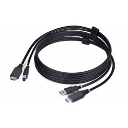 StarTech.com 6ft (1.8m) HDMI and USB 5Gbps KVM Cable - Kabel klávesnice / videa / myši (KVM) - HDMI, USB typ A (M) do HDMI, USB
