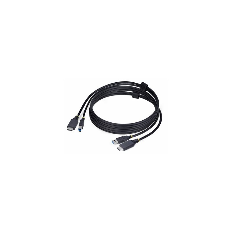 StarTech.com 6ft (1.8m) HDMI and USB 5Gbps KVM Cable - Kabel klávesnice / videa / myši (KVM) - HDMI, USB typ A (M) do HDMI, USB