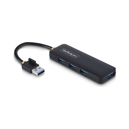 StarTech.com 4-Port USB-A Hub, 5Gbps, Bus Powered, Small Travel Mini Hub - Rozbocovac - 4 x USB 3.2 Gen 1 - desktop