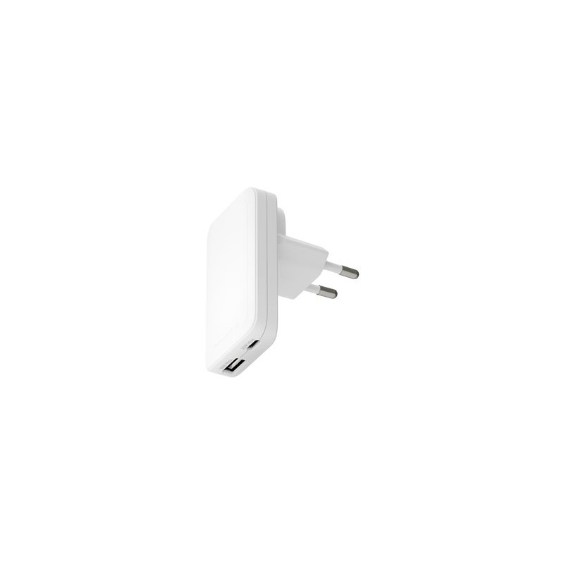 dbramante1928 re-charge Pro - Síťový adaptér - slim - 20 Watt - 2 výstupní konektory (USB-C, USB) - bílá