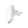 dbramante1928 re-charge Pro - Síťový adaptér - slim - 20 Watt - 2 výstupní konektory (USB-C, USB) - bílá