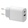 dbramante1928 re-charge - Síťový adaptér - 30 Watt - 2 výstupní konektory (24 pin USB-C, USB typ A) - bílá - Evropa