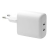 dbramante1928 re-charge - Síťový adaptér - 25 Watt - 2 výstupní konektory (USB-C) - bílá - Evropa