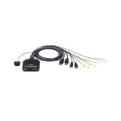 ATEN 2-port DisplayPort KVM, audio