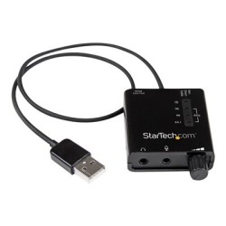 StarTech.com USB Sound Card w/ SPDIF Digital Audio & Stereo Mic - External Sound Card for Laptop or PC - SPDIF Output