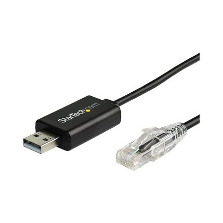 StarTech.com 6 ft (1.8 m) Cisco USB Console Cable - USB to RJ45 Rollover Cable - 460Kbps - Windows, Mac and Linux Compatible