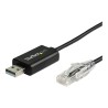 StarTech.com 6 ft (1.8 m) Cisco USB Console Cable - USB to RJ45 Rollover Cable - 460Kbps - Windows, Mac and Linux Compatible