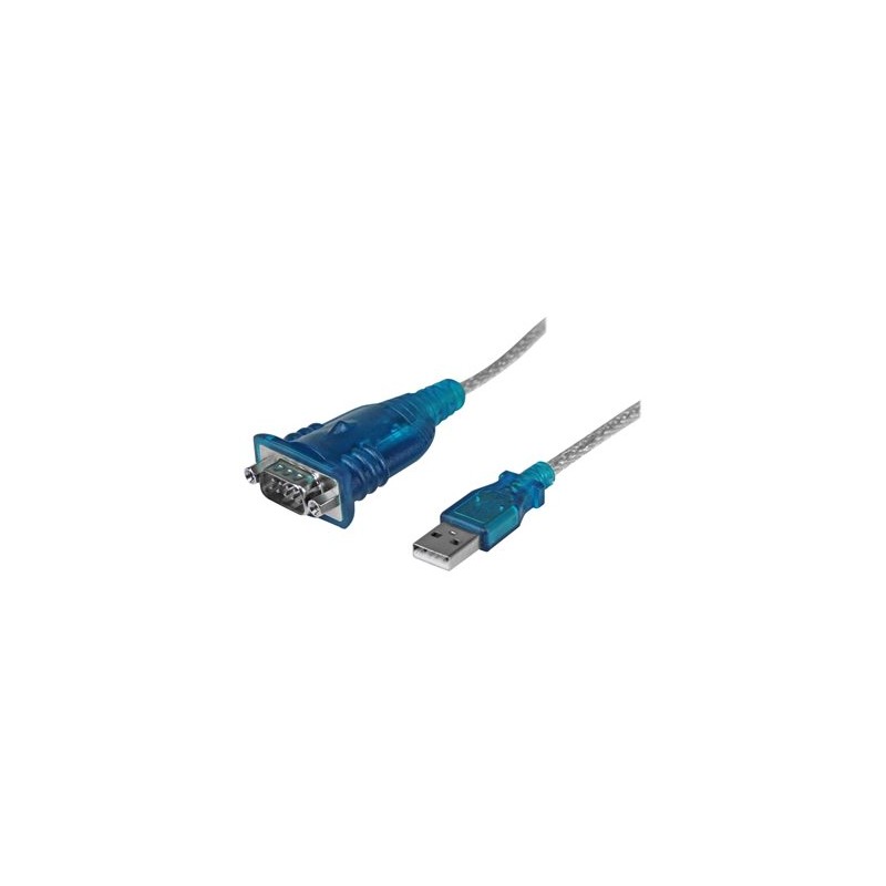 StarTech.com 1 Port USB to Serial RS232 Adapter - Prolific PL-2303 - USB to DB9 Serial Adapter Cable - RS232 Serial Converter