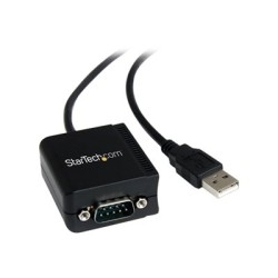 StarTech.com USB to Serial Adapter - 1 port - USB Powered - FTDI USB UART Chip - DB9 (9-pin) - USB to RS232 Adapter