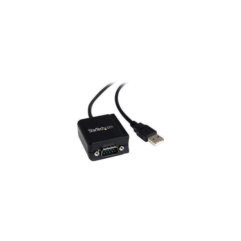 StarTech.com USB to Serial Adapter - 1 port - USB Powered - FTDI USB UART Chip - DB9 (9-pin) - USB to RS232 Adapter