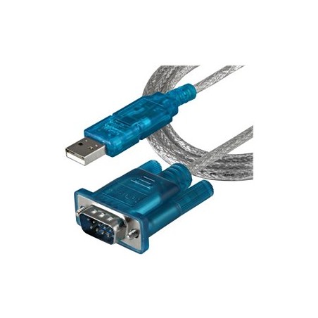 StarTech.com 3ft USB to RS232 DB9 Serial Adapter Cable - M/M - Sériový adaptér - USB 2.0 - RS-232