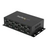 StarTech.com 8 Port USB to Serial RS232 Adapter - Wall Mount - Din Rail - COM Port Retention - FTDI USB to DB9 RS232 Hub